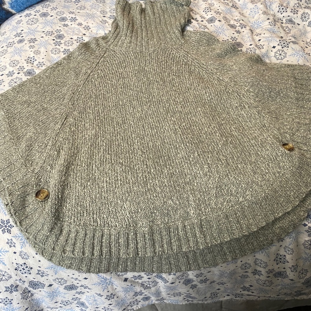 Michael Kors gray poncho